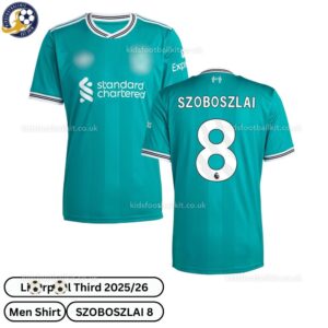 Lvr^_^pooI SZOBOSZLAI 8 Third 25 26 Men Football Shirt- overview